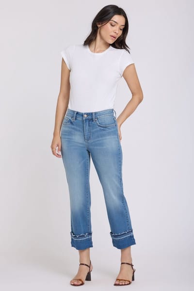 Bailey Relaxed Straight Enkeljeans Met Hoge Taille