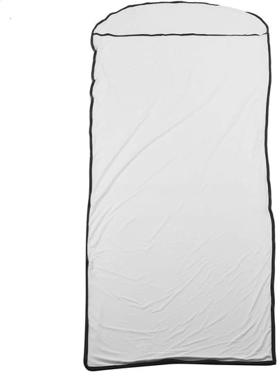Slaapzak Voering - Reislaken Liner - Kamperen Wandelen - Zijdezacht Ademend - 200x80cm - Wit