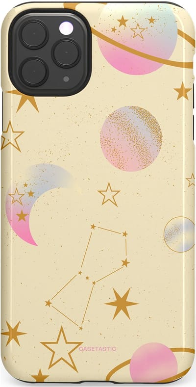 Casetastic Hoesje Geschikt voor Apple iPhone 11 Pro Max - Stijlvolle Beschermende Duo-layer Case - Zomerse nacht