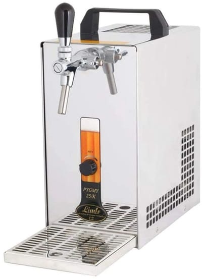 Complete set - Biertap, Thuistap met membraanpomp - PYGMY 25/K 1-leiding, 35 liter/u - incl. Tapzuil, Green Line, KEG: KeyKeg