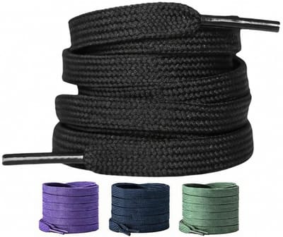 Famanu – Premium Platte Schoenveters, 10 mm Breed, Scheurbestendig Polyester, Voor Sneakers en Sportschoenen
