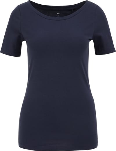 WE Fashion Dames T-shirt met boothals
