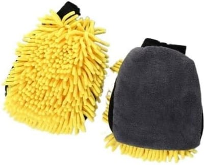 Autowashandschoenen - Wasstraat Handschoen - Microfiber - Auto Microfiber Reiniging - Schoonmaakdoeken - LOUZIR