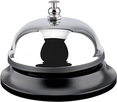 Service Bell RVS Keuken en Receptie - Ideaal voor Restaurants en Scholen