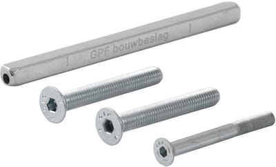 Bevestiging - Staal verzinkt - GPF - AG0323 bevestigingsset