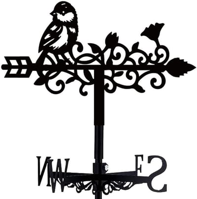 Windwijzer - smeedijzeren windwijzer - decoratief - weerbestendig - geschikt voor tuinen en daken-FXB11