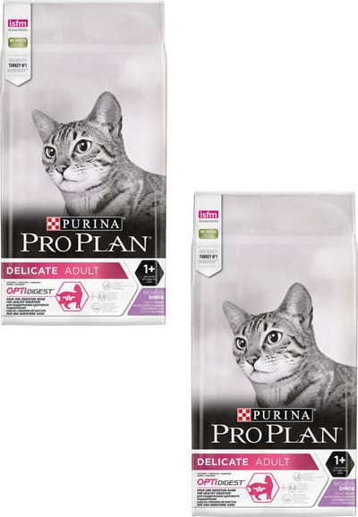 Pro Plan Cat Adult Delicate Kalkoen&Rijst - Kattenvoer - 2 x 10 kg