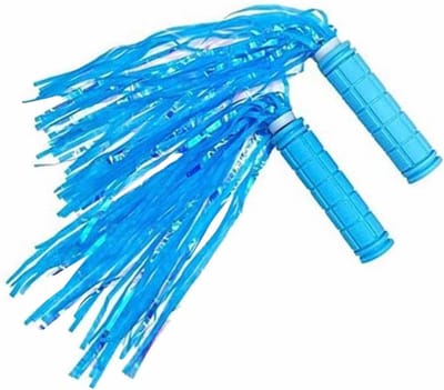 Kinderfiets stuurgrepen - Fiets streamers - Fiets versieren - Universele pasvorm - 2 stuks - Hemelsblauw