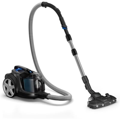 Philips Stofzuiger zonder Zak FC9747/09 - Zuigmond met LED Verlichting - Lang Snoer - Alle Vloertypen - Met HEPA 13 Allergiefilter - Incl 3 Extra Mondstukken - Zwart