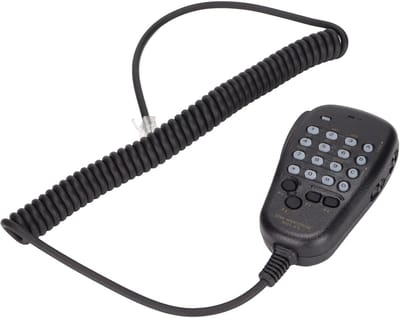 Microfoon met Knop - Communicatie Microfoon - Radio Communicatie - DTMF Functie - 14.2 x 7.9 cm - Zwart