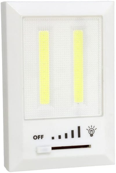 Gerimport Kastlampen - met dimmer - LED lampen - wit - 11 x 7.5 cm