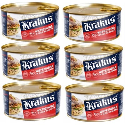 Krakus Conserve de porc en sauce propre 300 g