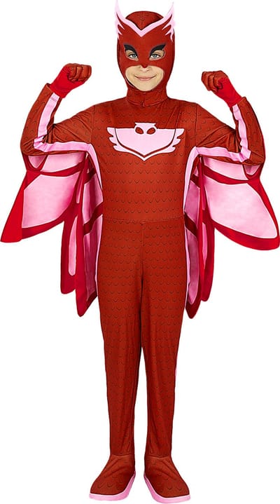 FUNIDELIA Deluxe Owlette PJ Masks kostuum voor meisjes - 97 - 104 cm
