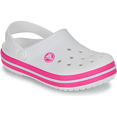 Crocs Crocband Kids Clog 207006 Unisex Kinderklompjes Lichtgewicht Comfortsandalen Wit