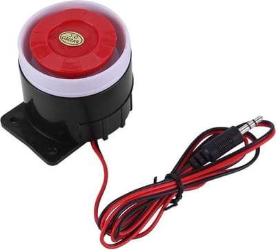 12V mini alarmhoorn 110 dB bedraad alarmsysteem luid geluid luide stem lijm schroefbevestiging .