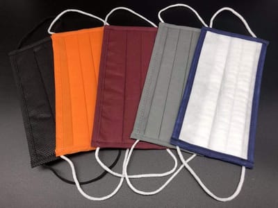 Beschermmaskers Stof - Herbruikbare Maskers - Veiligheid Openbaar - Gecertificeerd UNS1 - 5 Stuks - Diverse Kleuren