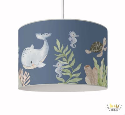 Hanglamp under the sea blauw-hanglamp-zeedieren-sfeerverlichting-pendel-lampen-kinderkamerdecoratie-woonaccessoires