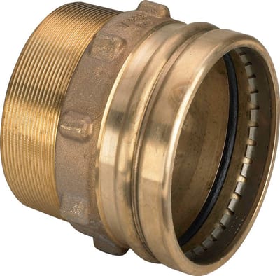 Viega Sanpress LF Sanpress XL LF-overgangsstuk, d 88,9mm, R 3 roodkoper Model 2211XLLF, 432539