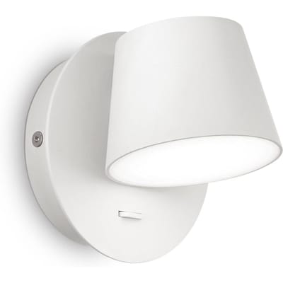 Ideal Lux Gim LED wandlamp kop instelbaar wit