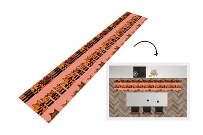 Keukenloper - Loper keuken - Katten - Patronen - Dieren - Kinderen - 300x50 cm - Keukenloper vinyl