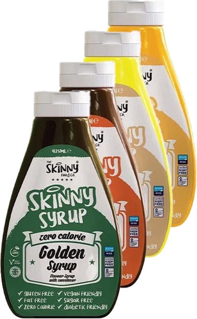 Skinny Food Co | Zero Calorie Syrup | Mixpakket I | 4 x 425ml