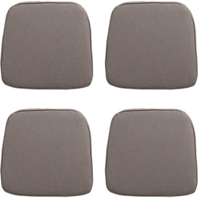 Madison - Zitkussen Wicker Manchester taupe - Ca. 48x48 cm - Set van 4