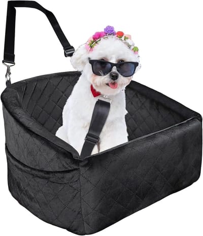 Honden Autostoel - Huisdierzitje Nest - Veilig Reizen - Adaptieve Ondersteuning - 50x47x28 cm - Niet gespecificeerd