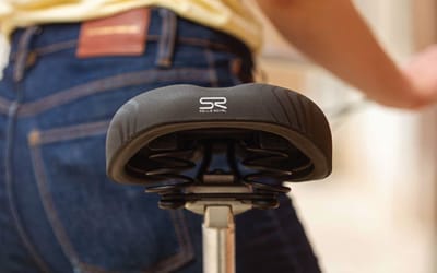Selle Royal Comfortabel fietszadel - Slow Fit Foam - Vintage look - 277 mm x 215 mm - Zwart