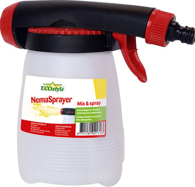 ECOstyle Sproeier voor Aaltjes - NemaSprayer - Spray voor Ongediertebestrijding - Hulpmiddel tegen Schadelijke Insecten