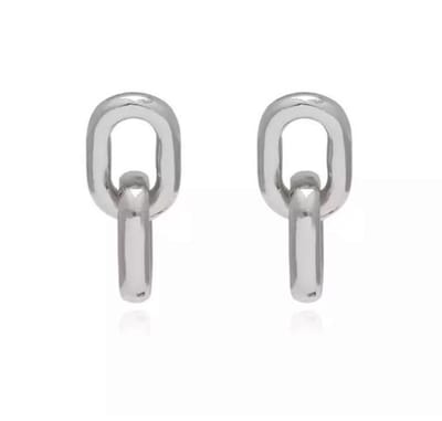 Jomide Oorknoppen Dangle Punk - Zilverkleurig