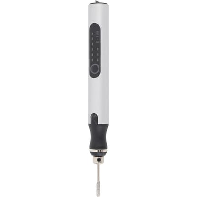Stylo de Gravure Rechargeable Graveur Électrique Machine à Graver Outils Rotatifs Sans Fil Bijoux Gravés Pierre Métal Plastique white