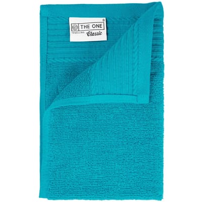 The One Towelling Classic Gastendoek - 30 x 50 cm - Kleine handdoek - Hoge vochtopname - 100% Gekamd katoen - Turquoise