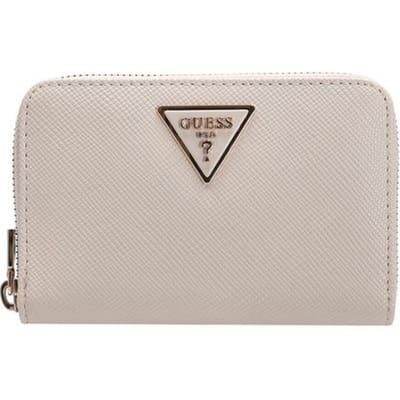 GUESS portemonnee Laurel II SLG Medium Zip Around Wallet Bone crème