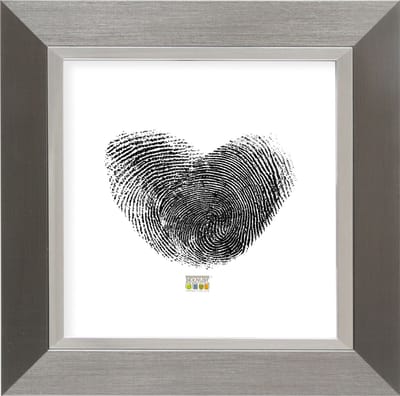 Deknudt Frames fotolijst S41ND1 - zilver met zilverbies - 13x13 cm