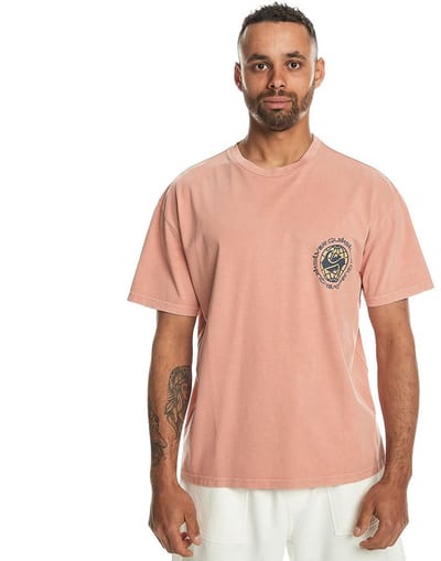 Quiksilver Achance T-shirt Met Korte Mouwen Oranje M Man