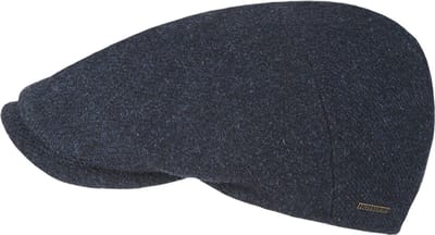 Cid - Wollen flatcap - Marine blauw