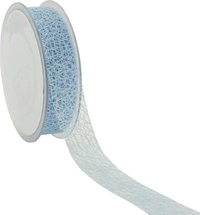Honeycomblint lichtblauw – 25 mm × 20 m
