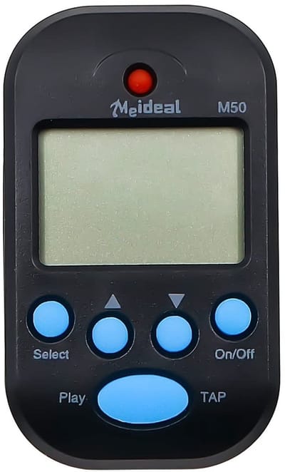 Dailygoody - Mini Digitale Metronoom - Multifunctionele Metronoom - Zwart - Geschikt voor Diverse Instrumenten - Ideaal voor Muzikanten