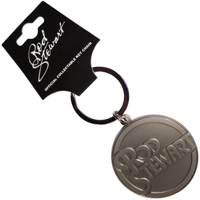 Rod Stewart - Stacked Logo Emblem Sleutelhanger - Creme
