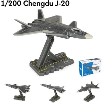 Schaal 1/150 Speelgoedvliegtuig Vliegtuig Vechter Model J31 J20 Fc-31 Diecast Metaal Vliegtuig Miniatuur Unieke Verzameling Cadeau Voor Kinderen gray