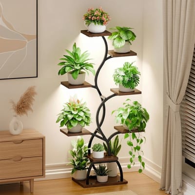 MRKK® Plantentafel - Plantenstandaard voor Binnen - Plantenzuil
