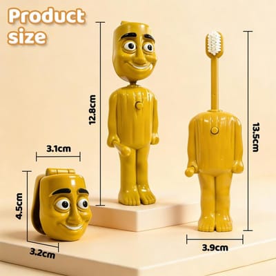Kinderen Tandenborstel Italiaans Hersenrot Tung Tung Tung Sahur Zachte Nylon Borstel Tandenborstel Protable Reis Cartoon Tanden Borstel Cadeau