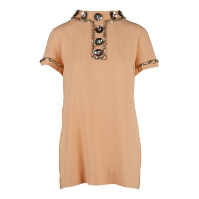 Moschino Pailletten Versierde Blouse - '10s
