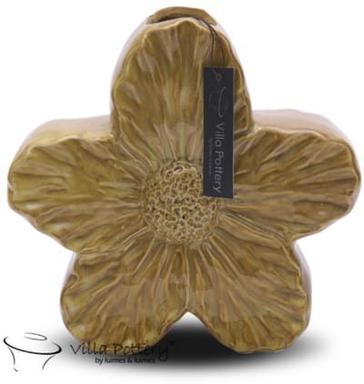 Vaas - Villa Pottery - Woondecoratie - Keramiek - Decoratie - Voorjaarscollectie - Olivia 1_4 Green Yellow