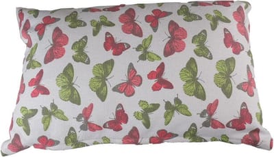 Kussen Butterfly Strawberry | 30 X 50 | Sierkussen Voor Woonkamer Of Slaapkamer