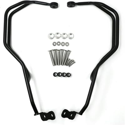 Motorfiets Valbeugel - Beschermbeugel Motor - Motor Beschermen - Roestvrij Staal - 1 Set - Zwart