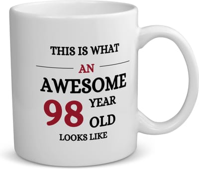 Akyol - this is what an awesome 98 year old looks like koffiemok - theemok - Hoera 98 jaar - iemand die 98 jaar is geworden - de jarige - verjaardagscadeau - kado - geschenk - gift - leuke verjaardagscadeau - felicitatie - 350 ML inhoud