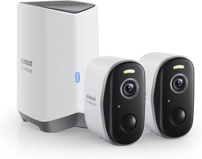 Beveiligingscamera Set - Buiten Camera - Huis Beveiligen - 2K Resolutie - 25 cm - Wit