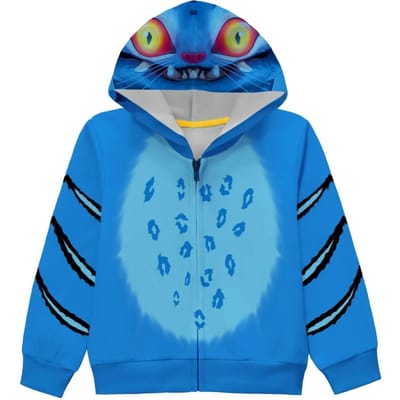 KDPop KPDH Anime Kostuum Kinderen Derpy Tijger Anime Figuren Cosplay Kostuum Jumpsuit Jongens Meisjes Cartoon Kleding Kerstcadeau Kids 120cm&Derpy Tiger Cosplay blue