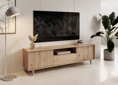 Meubella - TV-Meubel Fuzeta - Eiken - 180 cm